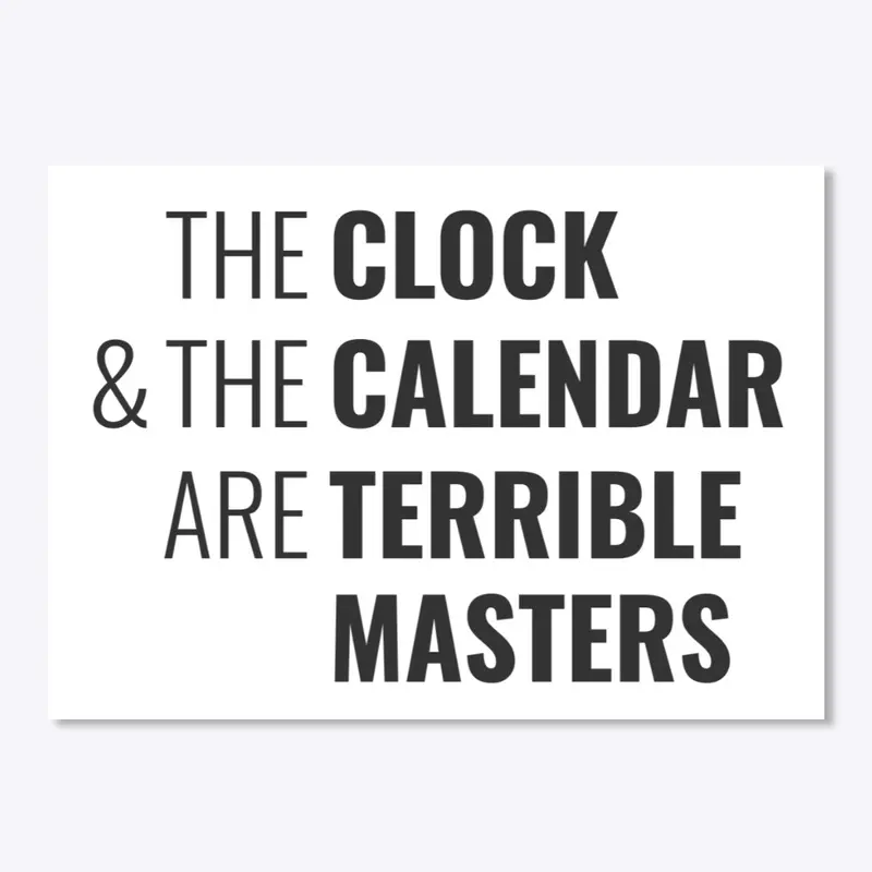 The Clock And The Calendar